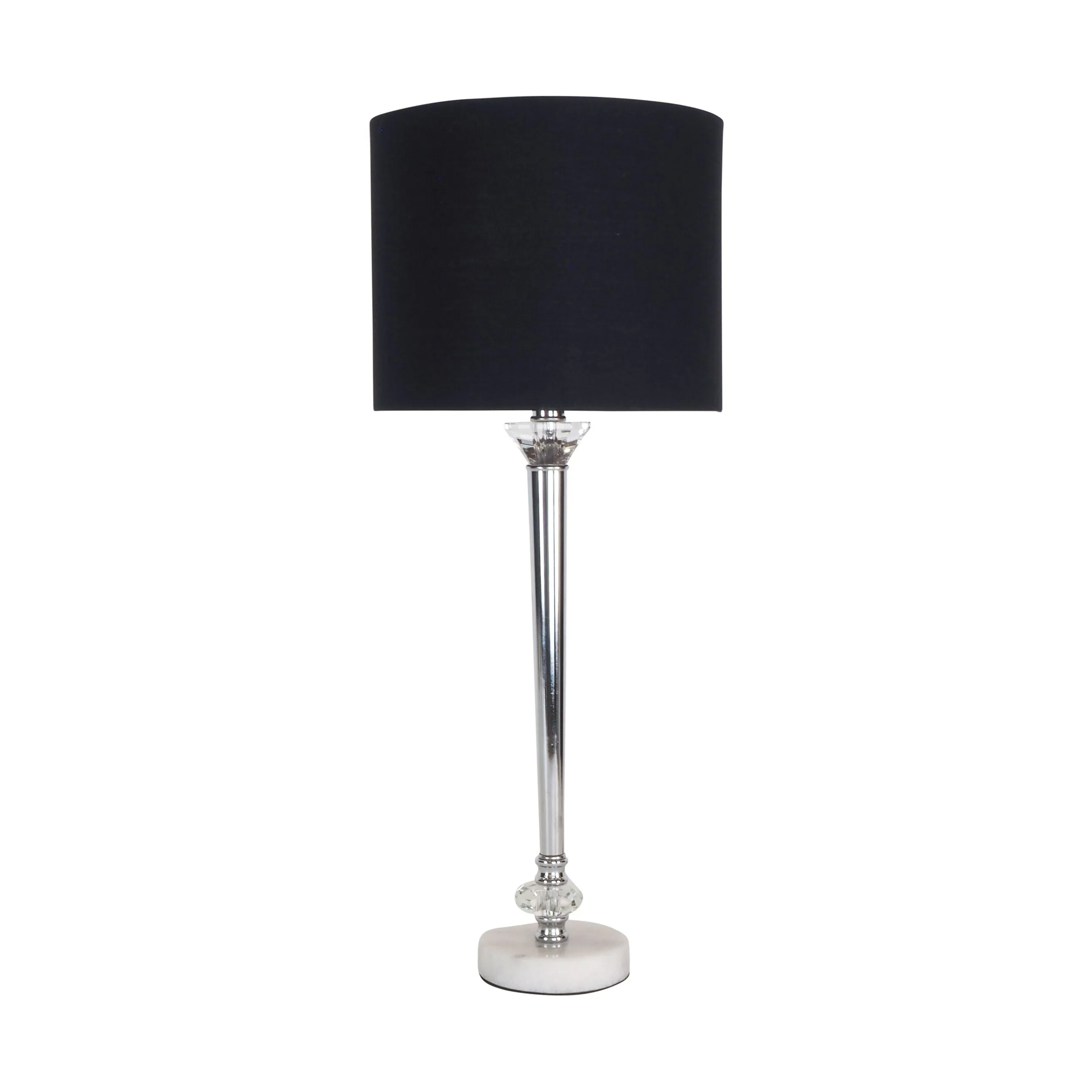 Presley Crystal Glass Table Lamp 66cm