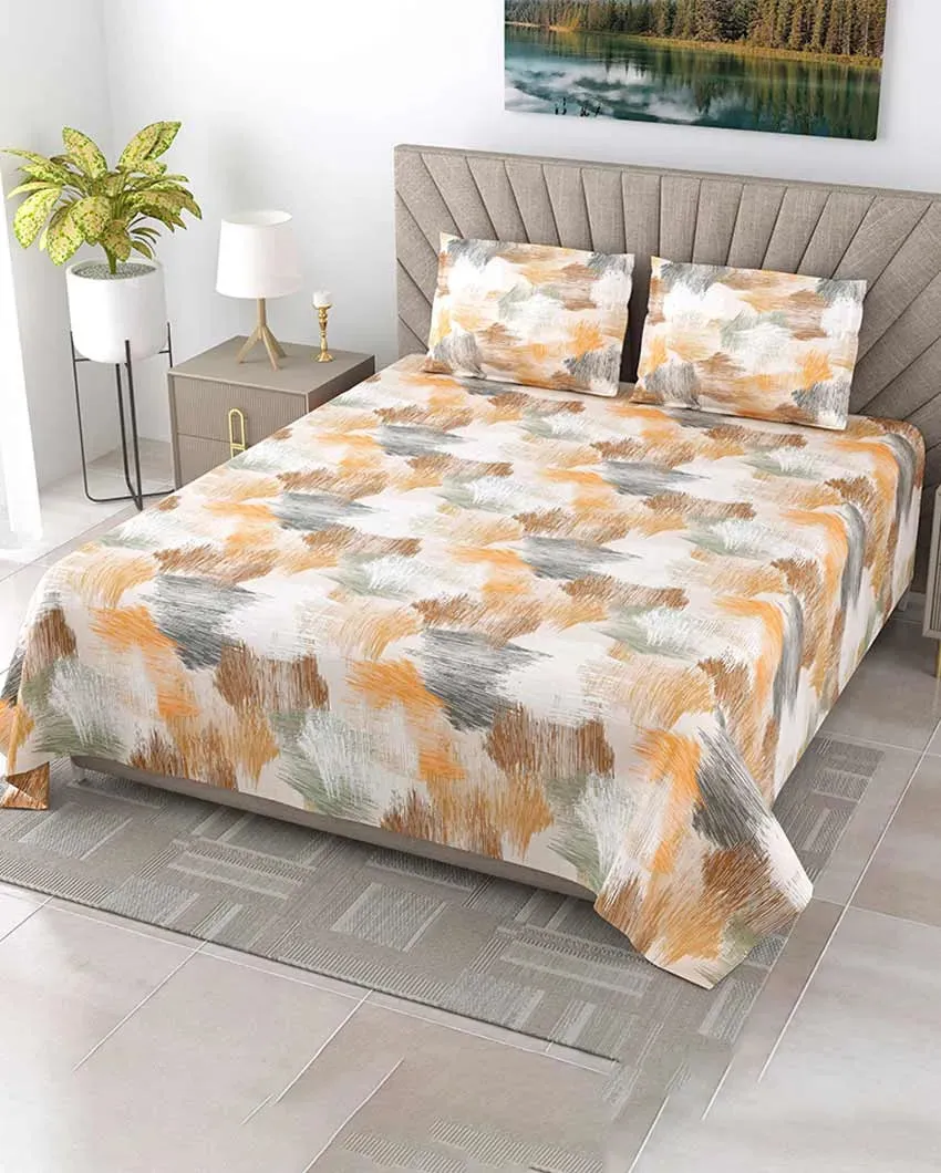 Primrose Floral Polycotton Flat Bedding Set | King Size | 108 x 108 inches