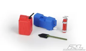 Pro-Line Scale Accessory Assortment # 7 (Water Jug,Fuel Can, Fire Extinguisher, Trench Shovel)