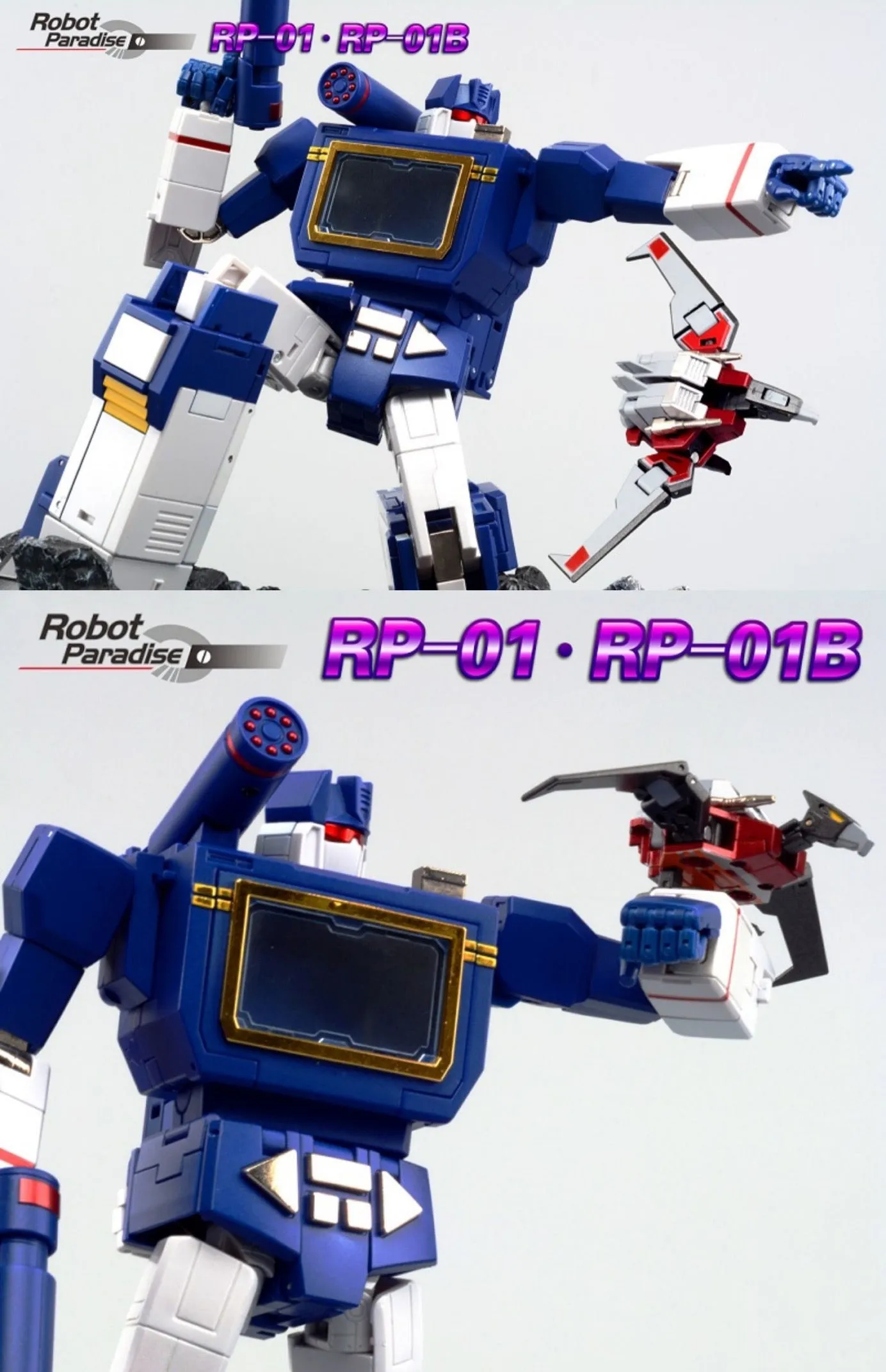 Robot Paradise RP-01B RP01B Ravage, Laserbeak & Rumble Cassette Warriors 3 in 1