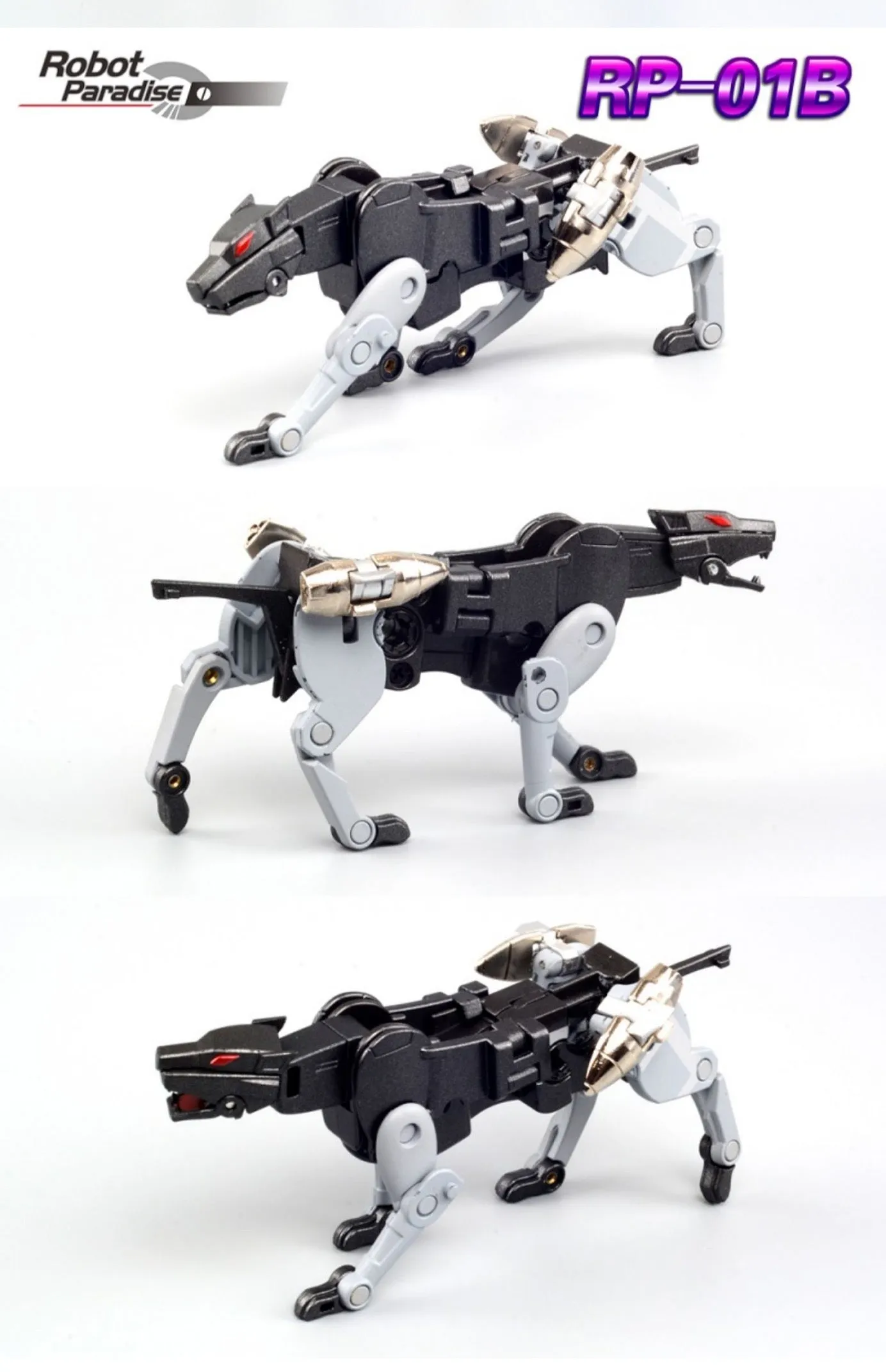 Robot Paradise RP-01B RP01B Ravage, Laserbeak & Rumble Cassette Warriors 3 in 1