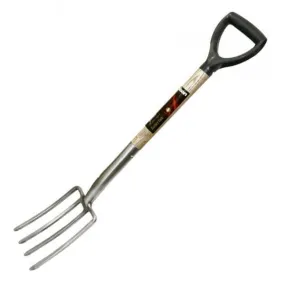 Rolson 82636 Stainless Steel Border Fork Wooden Handle