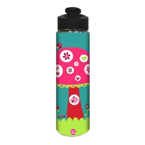 Stainless Steel Sipper Bottle -  Pink Mushroom