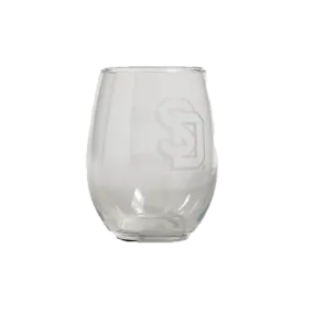 Stemless SD Wine Glass