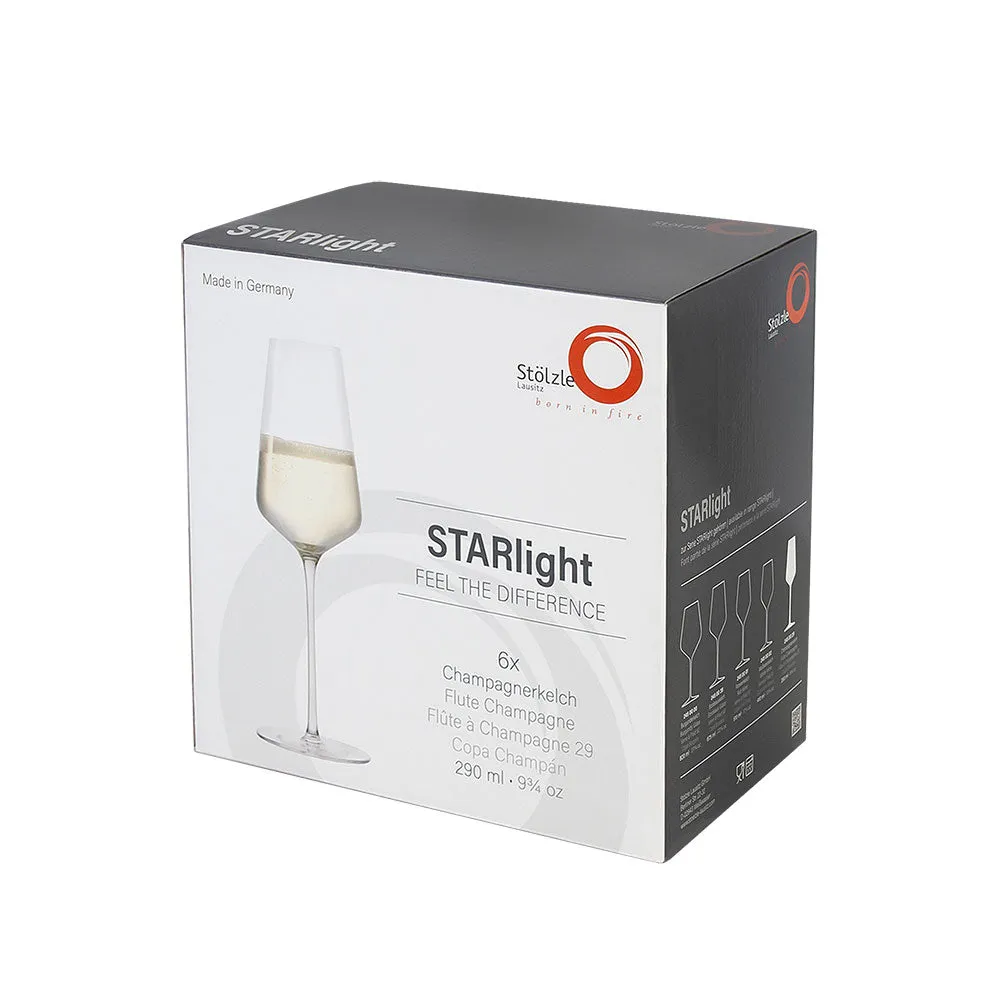 Stolzle STARlight Champagne / Sparkling Wine Glass - Set of 6