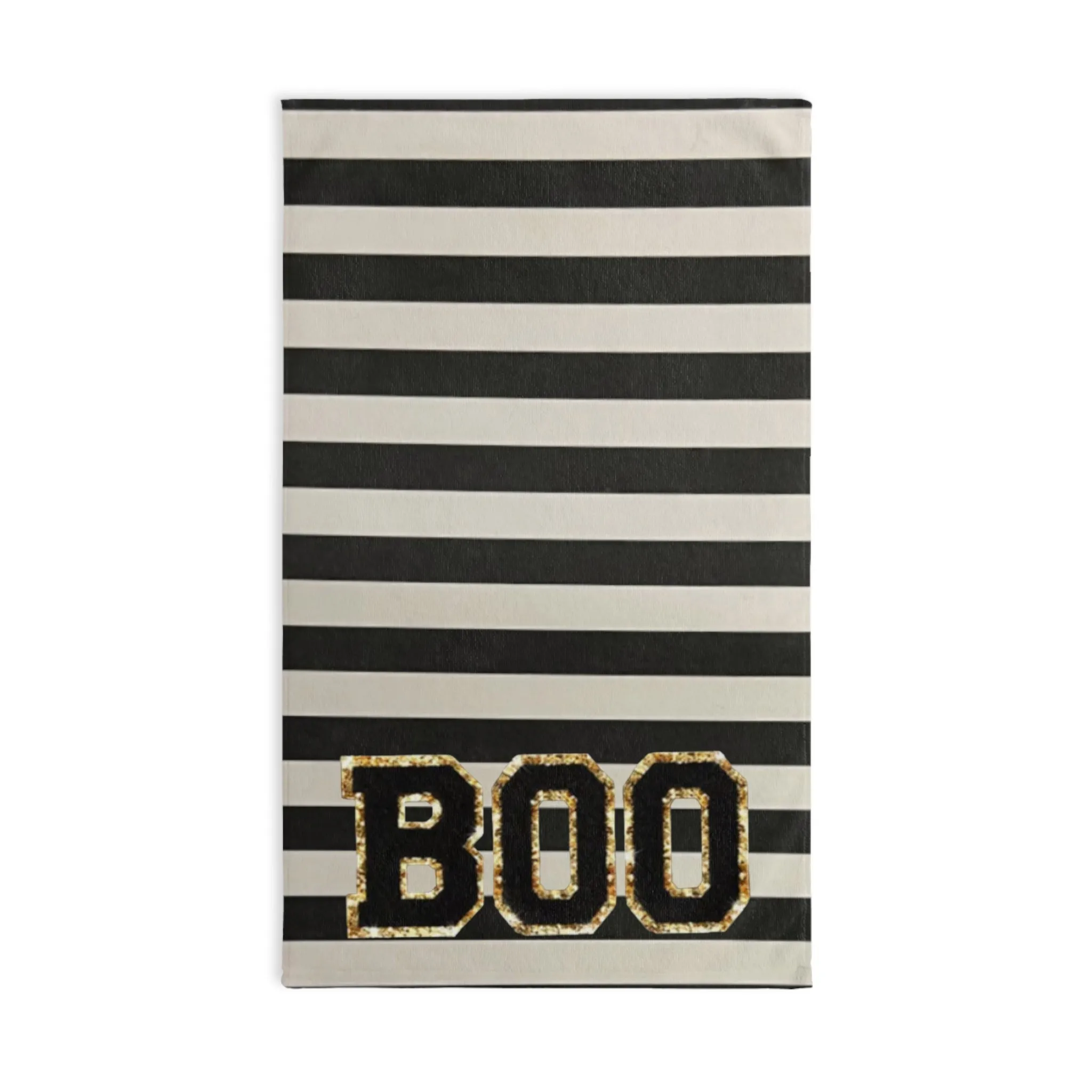 Striped Boo Hand Towel