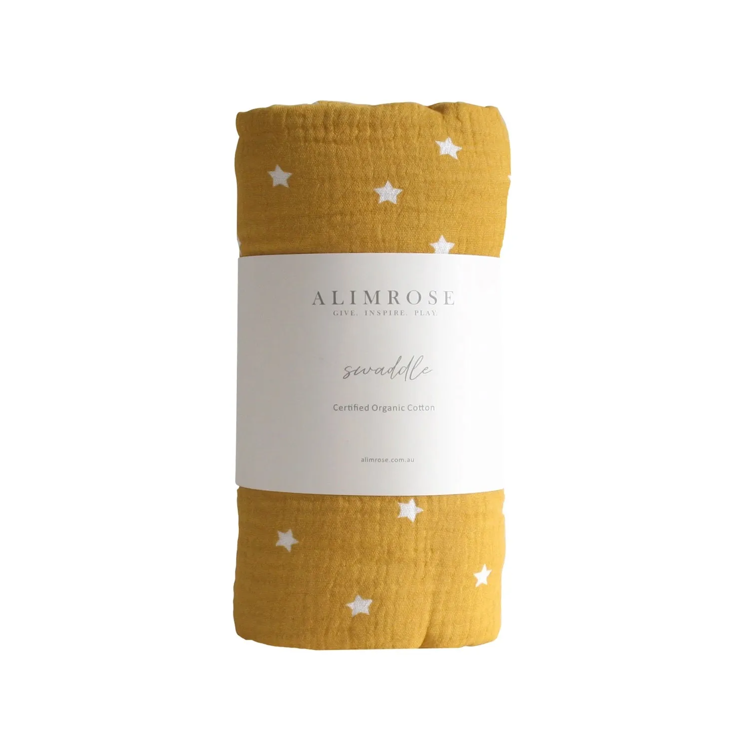 Swaddle Muslin starry Night Butterscotch