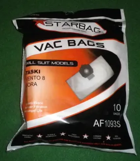 Taski Vento 8 & 15, Bora Synthetic Vacuum Cleaner Bags (Pkt 10) - Part # AF1093S