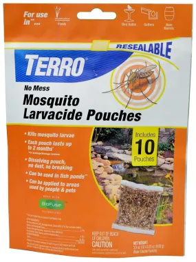 Terro T1210 Mosquito Larvacide Pouch, 3.5 oz :EA: QUANTITY: 1