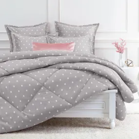 The Flora Grey Comforter