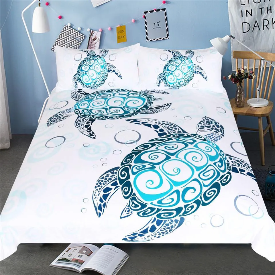 The Sea Turtle Twist Bedding Set