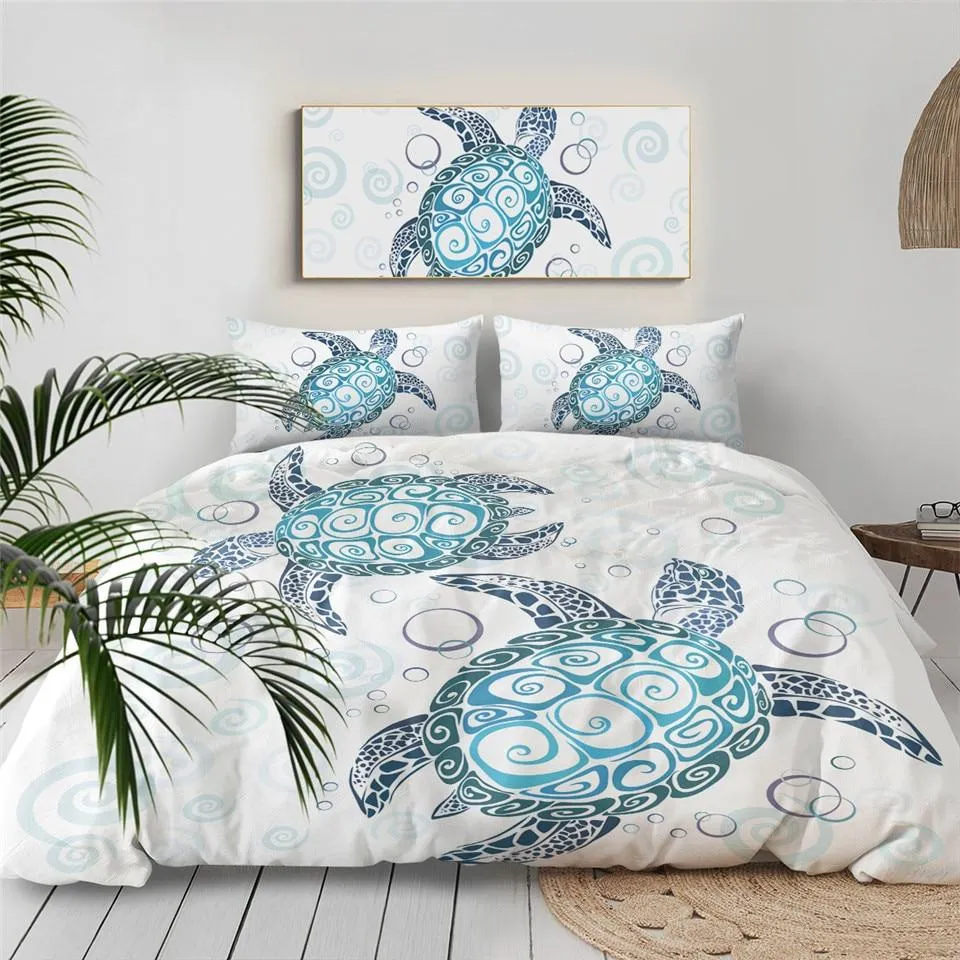 The Sea Turtle Twist Bedding Set