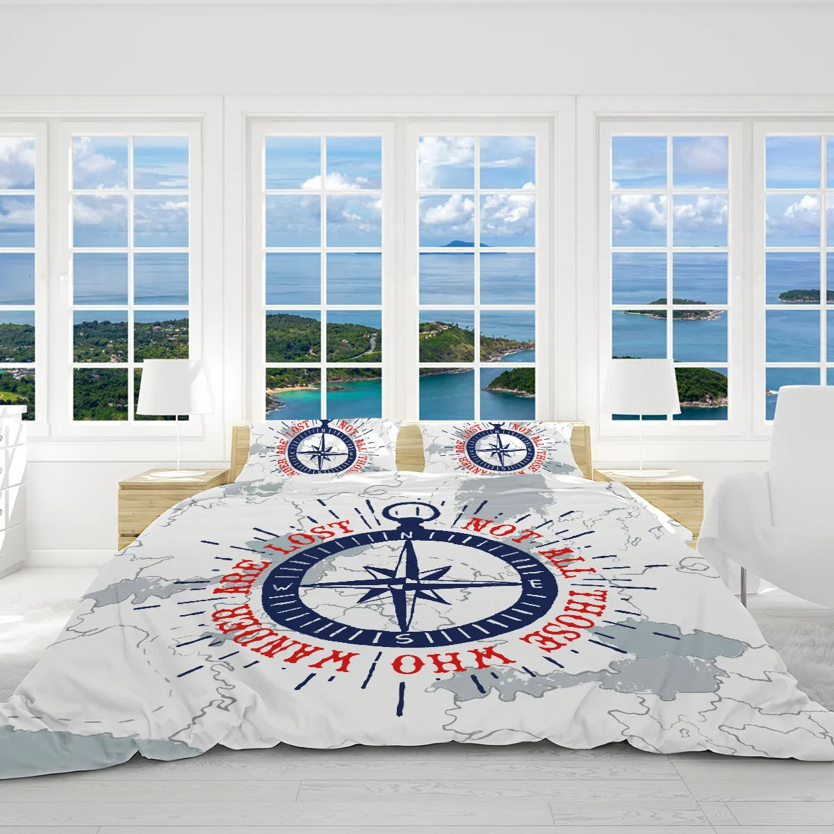 The Seafarer Reversible Bedcover Set