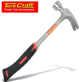 TORK CRAFT HAMMER CLAW 700G (24OZ) ALL STEEL WITH ERGONOMIC GRIP & FULL POL HEAD TC606700