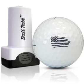 USA Flag Golf Ball Stamp