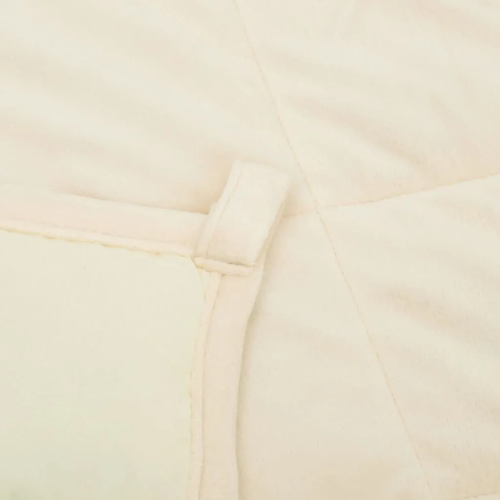 Weighted Blanket Light Cream 200x230 cm 9 kg Fabric