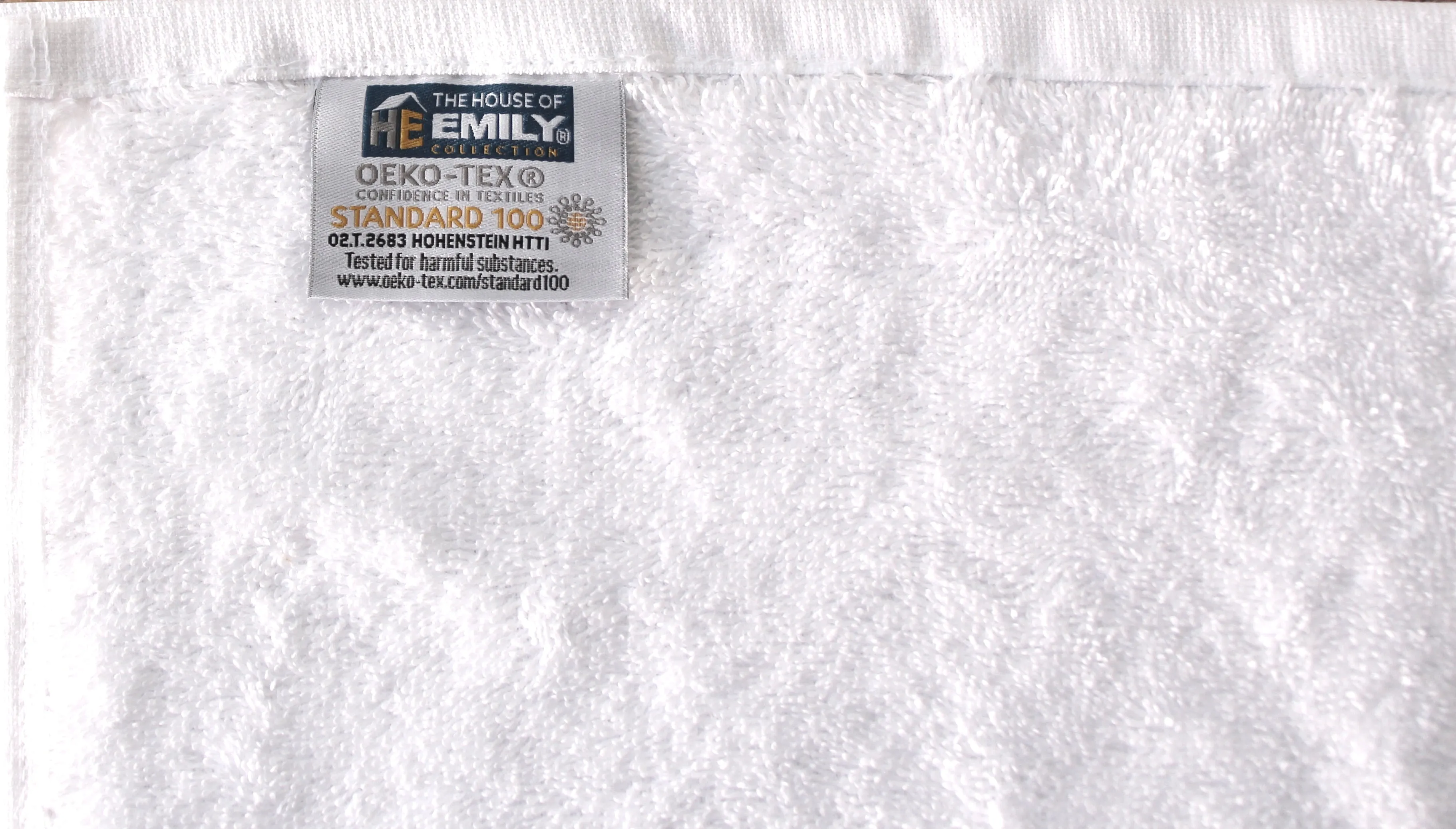 White Gym Sport Towels 30 x 85cm 100% Cotton 450gsm