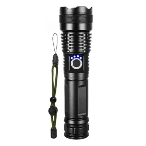 XHP360 Newest Powerful Flashlight Rechargeable Torch Light XHP90 High Power LED Flaslight USB Zoomable Camping Lantern Work Lamp