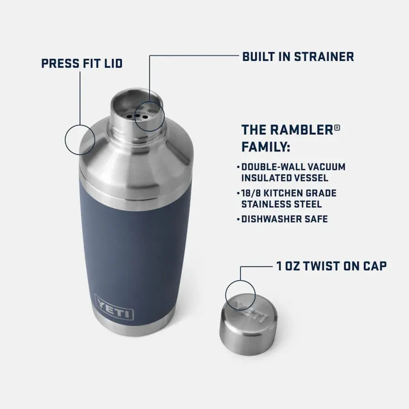 YETI | Rambler® 20oz Cocktail Shaker - King Crab